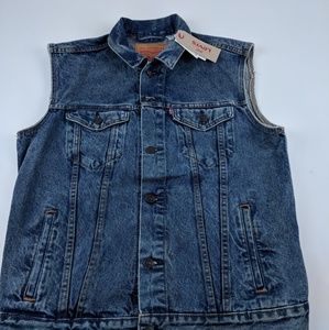 Levi's Denim Trucker Vest NWT Medium